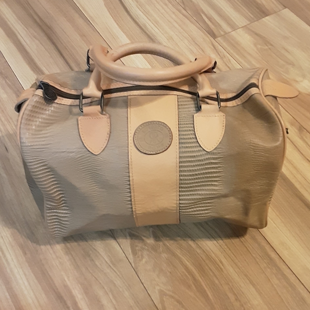 Roberto Roma Vintage Tan Leather Bag.